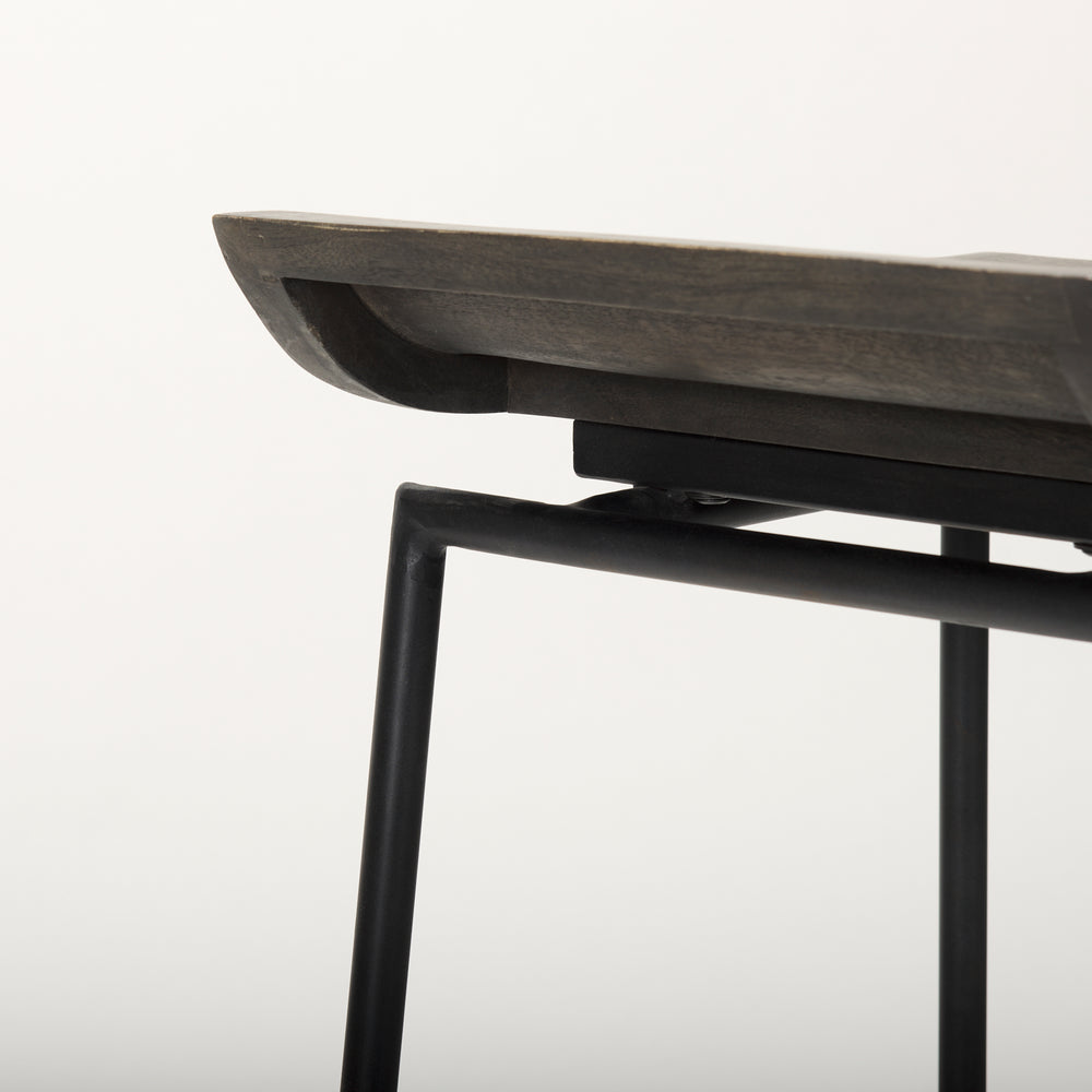 Givens Wood Seat Stool