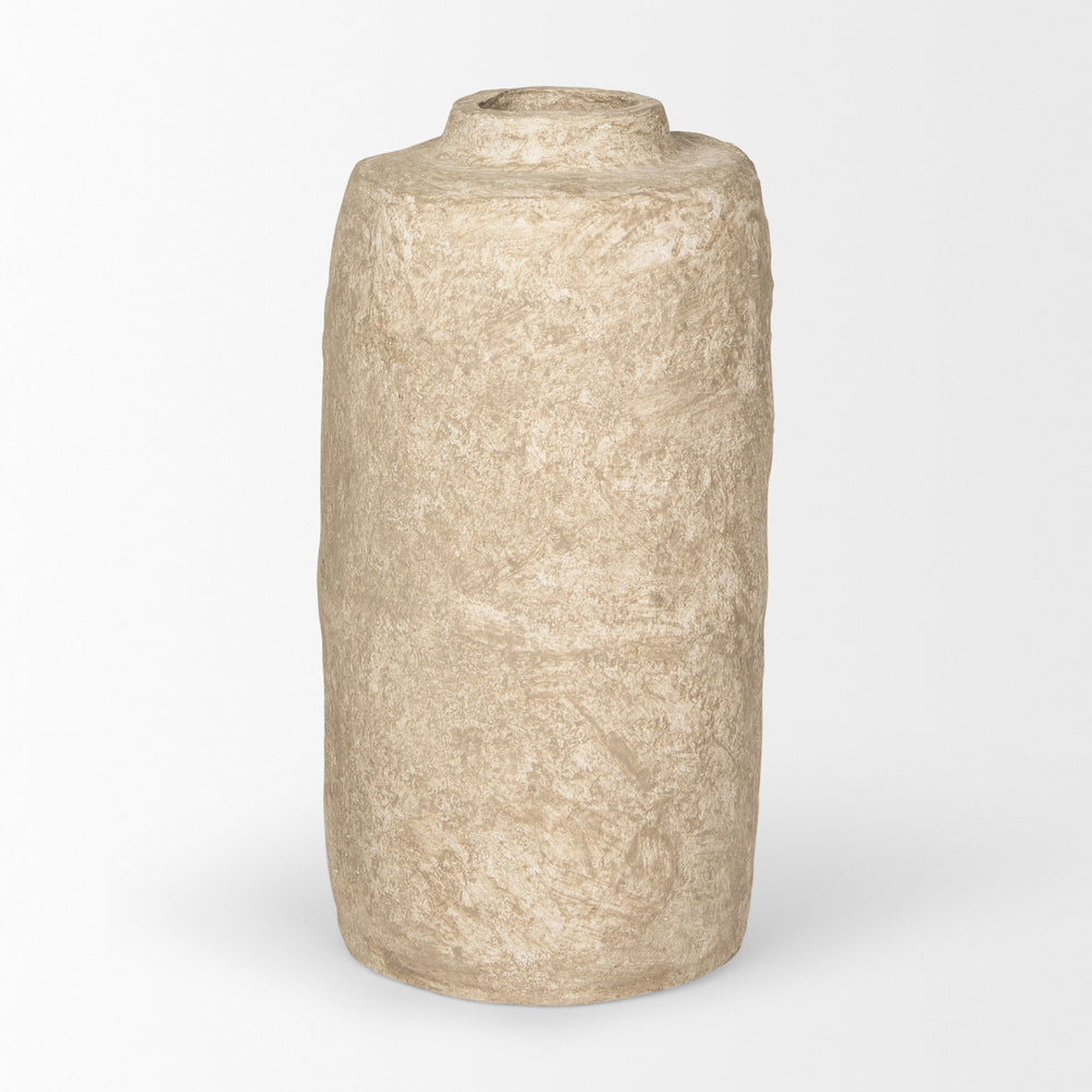 Rama Beige Floor Vase