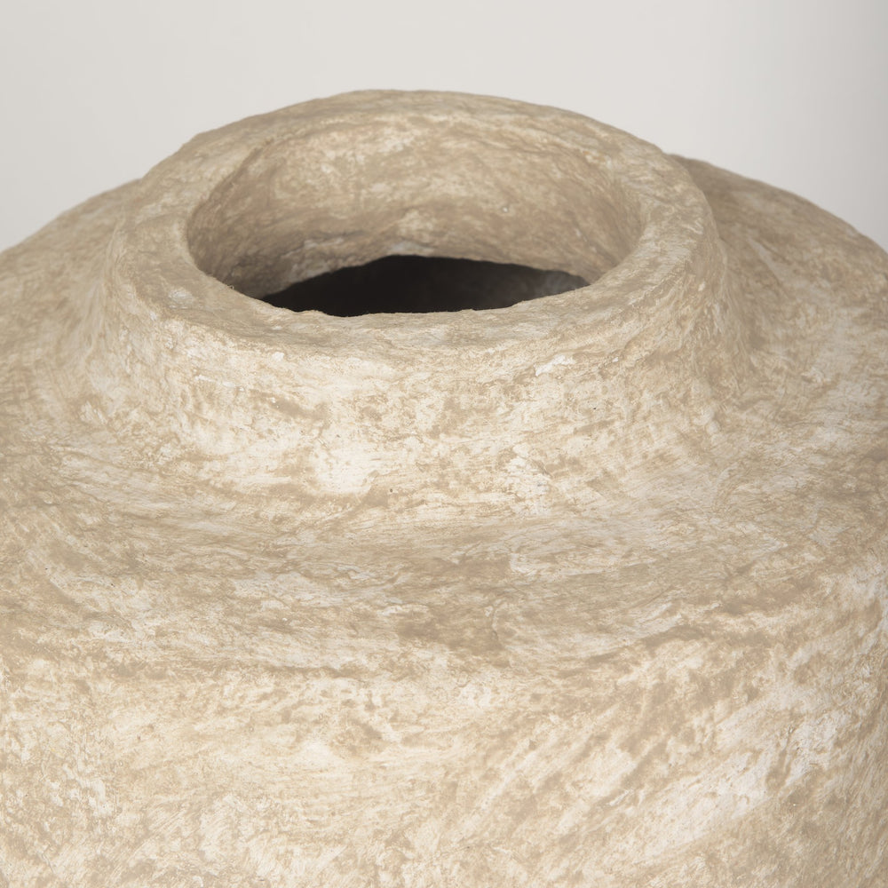 Rama Beige Floor Vase