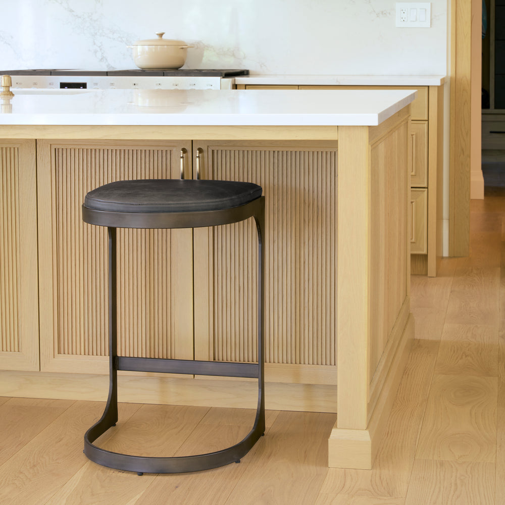 Tyson Suede Seat Stool