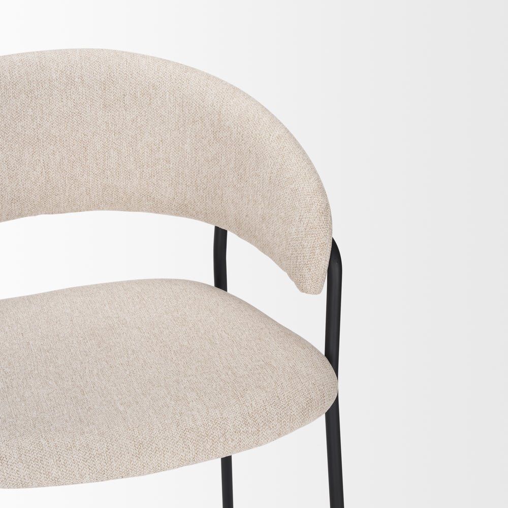 Carolyn Fabric Seat Stool