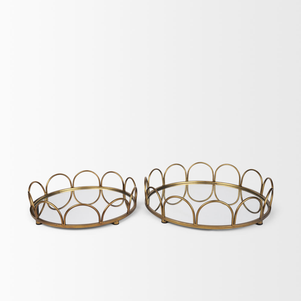 Lenore Mirror Trays