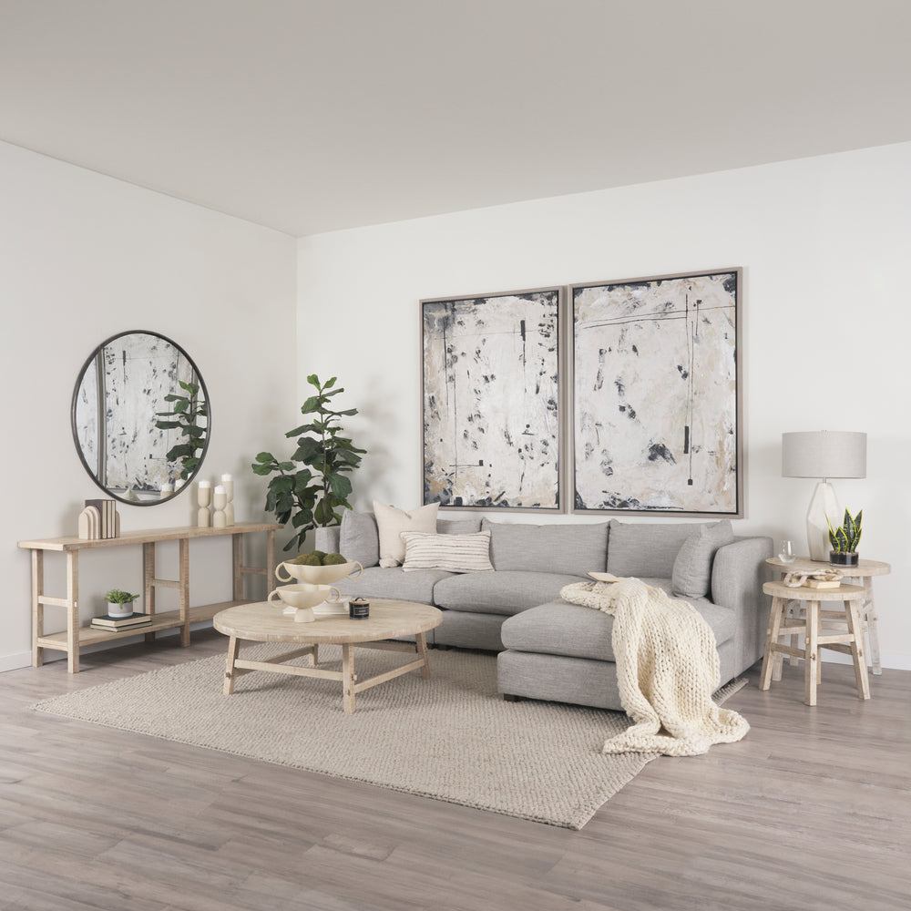 Porte-bougie Qamra beige