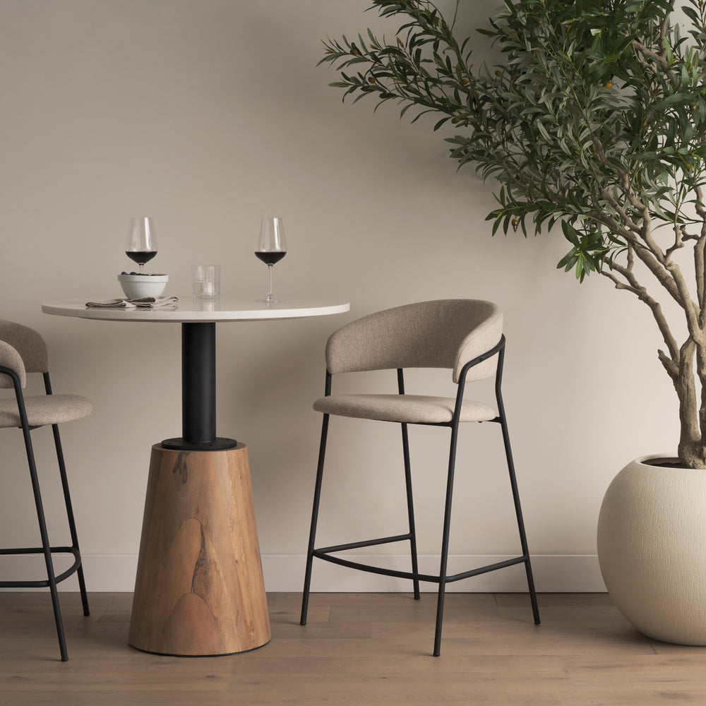 Carolyn Fabric Seat Stool