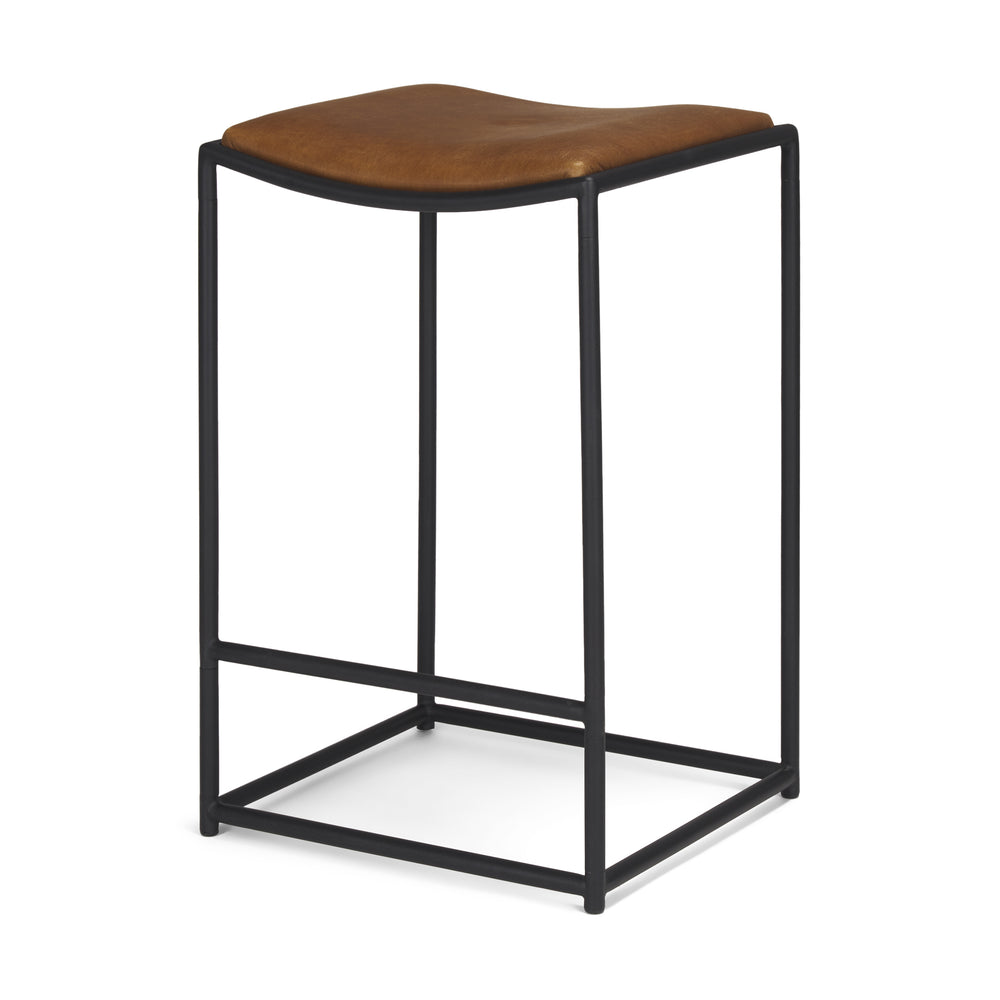 Taniel Leather Seat Stool
