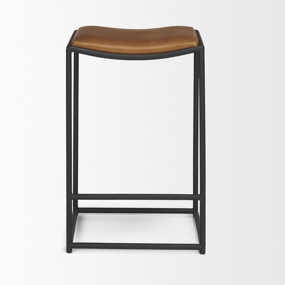 Taniel Leather Seat Stool