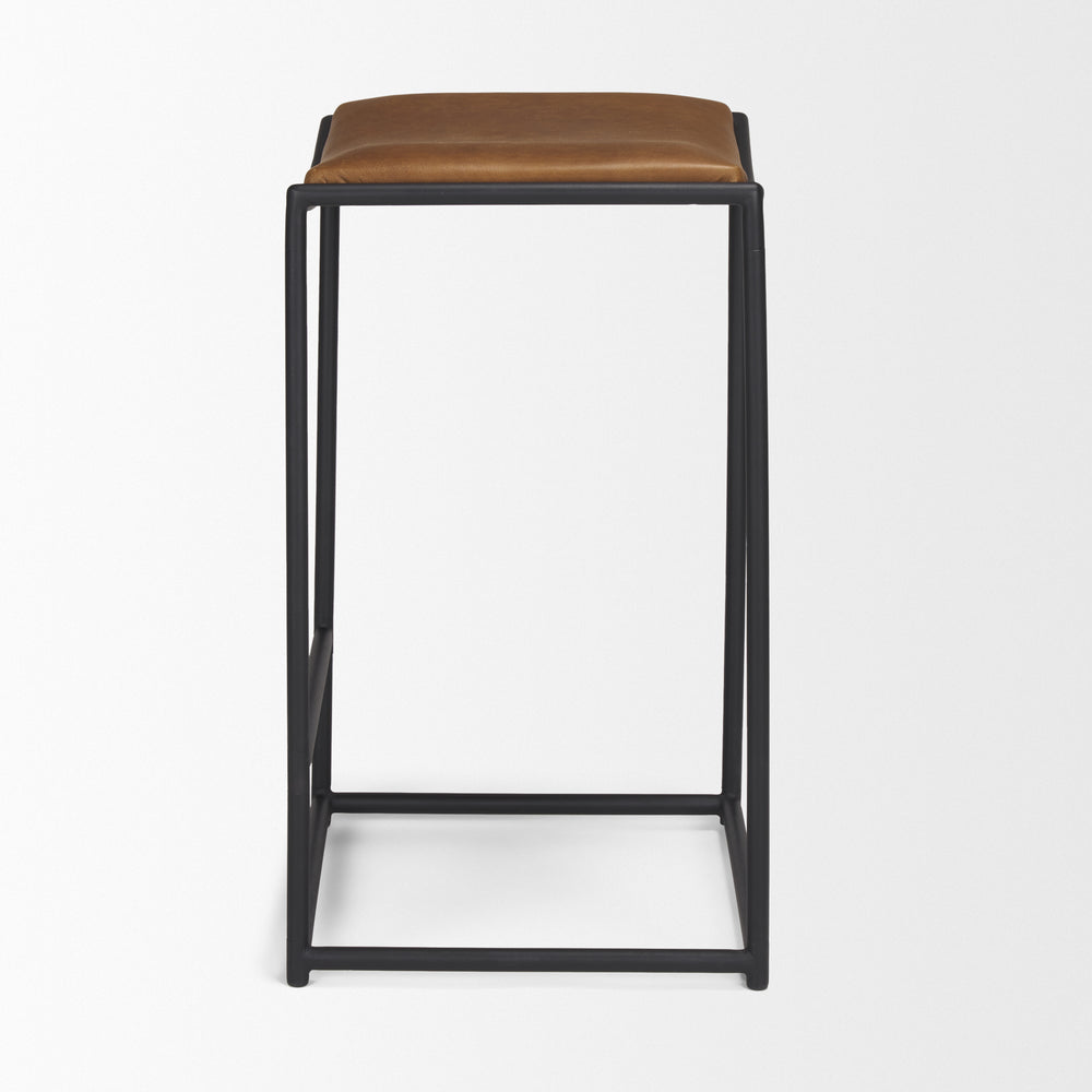 Taniel Leather Seat Stool