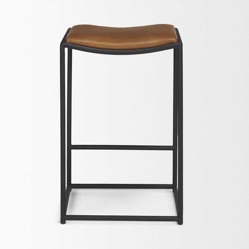 Taniel Leather Seat Stool