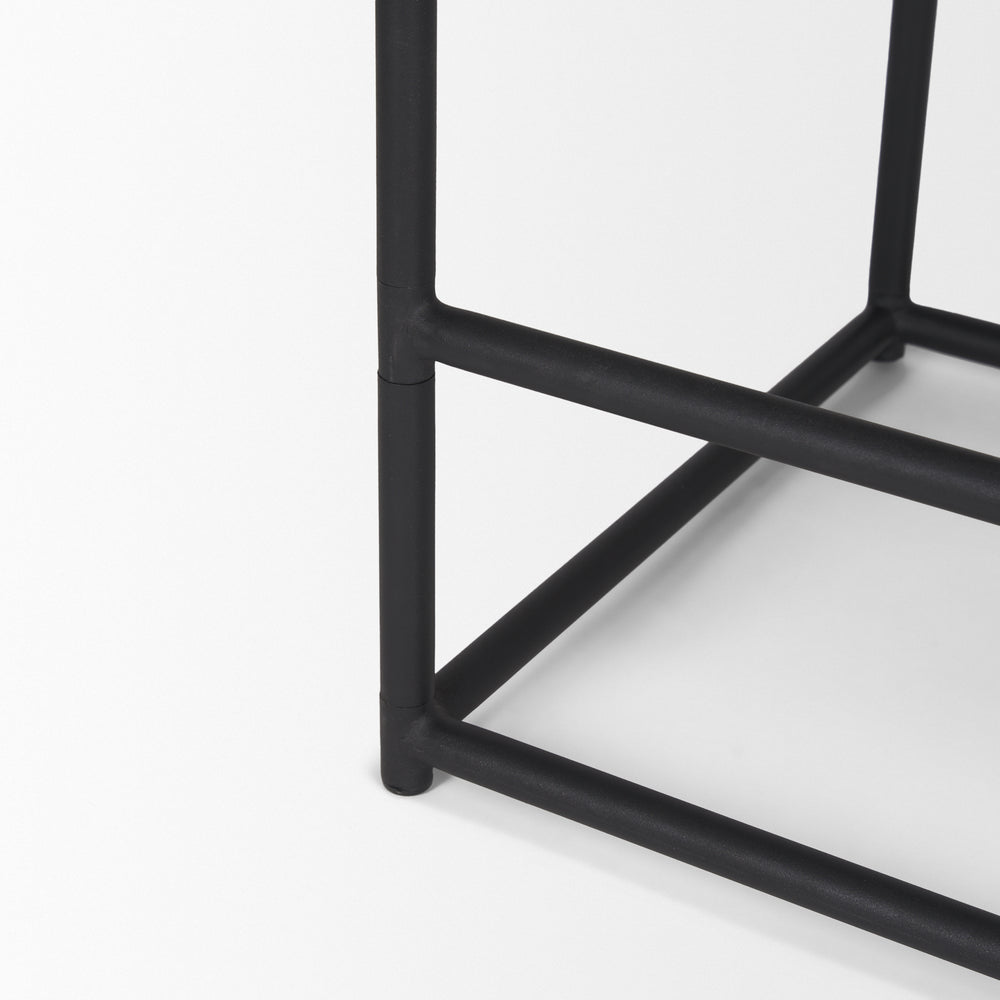 Taniel Leather Seat Stool