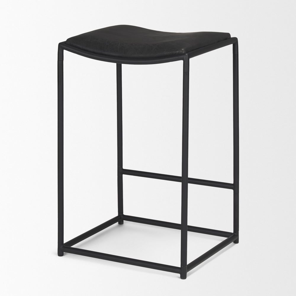 Taniel Leather Seat Stool