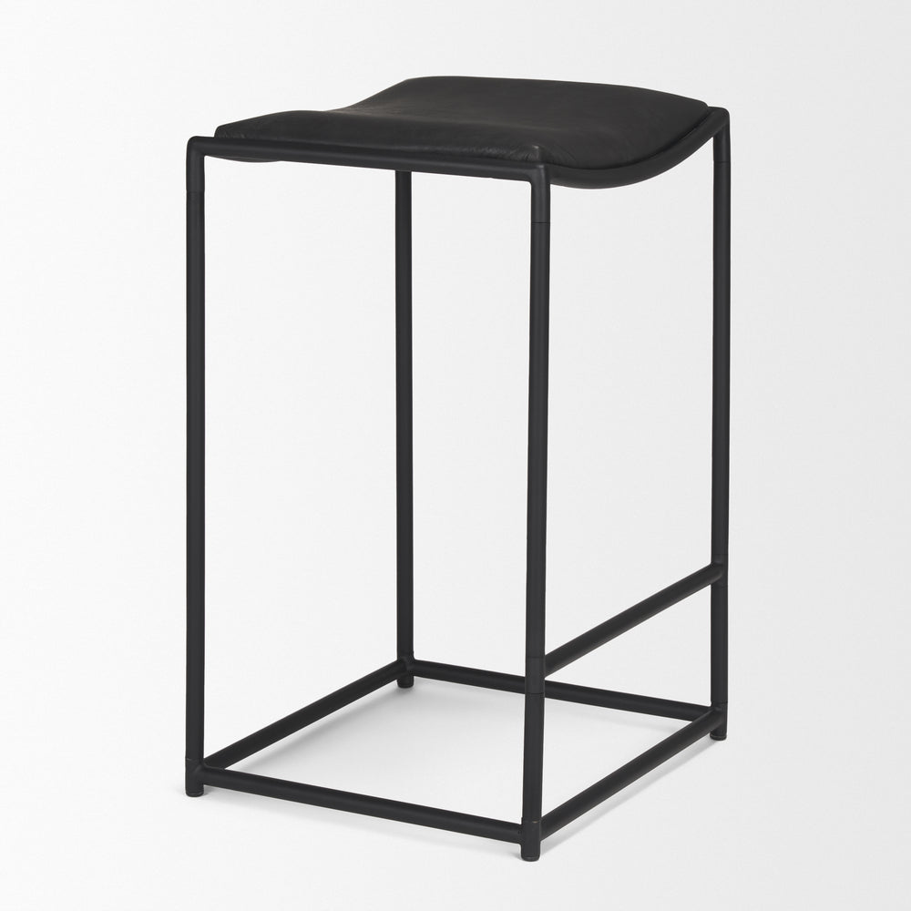 Taniel Leather Seat Stool