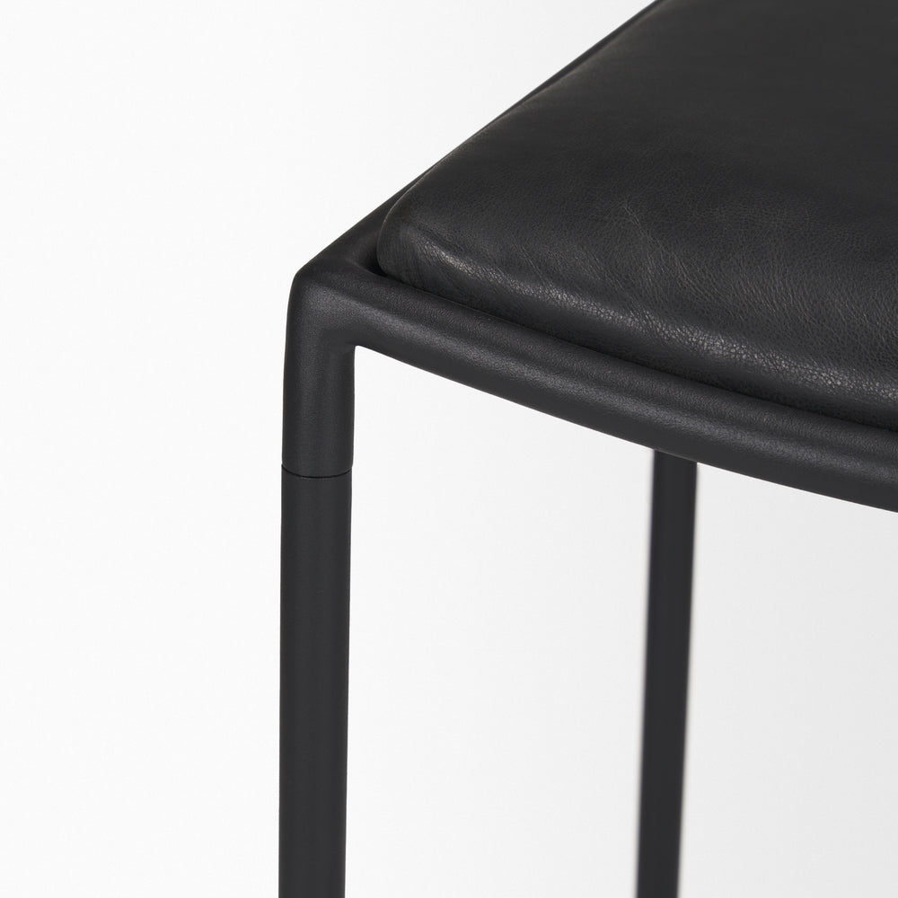 Taniel Leather Seat Stool