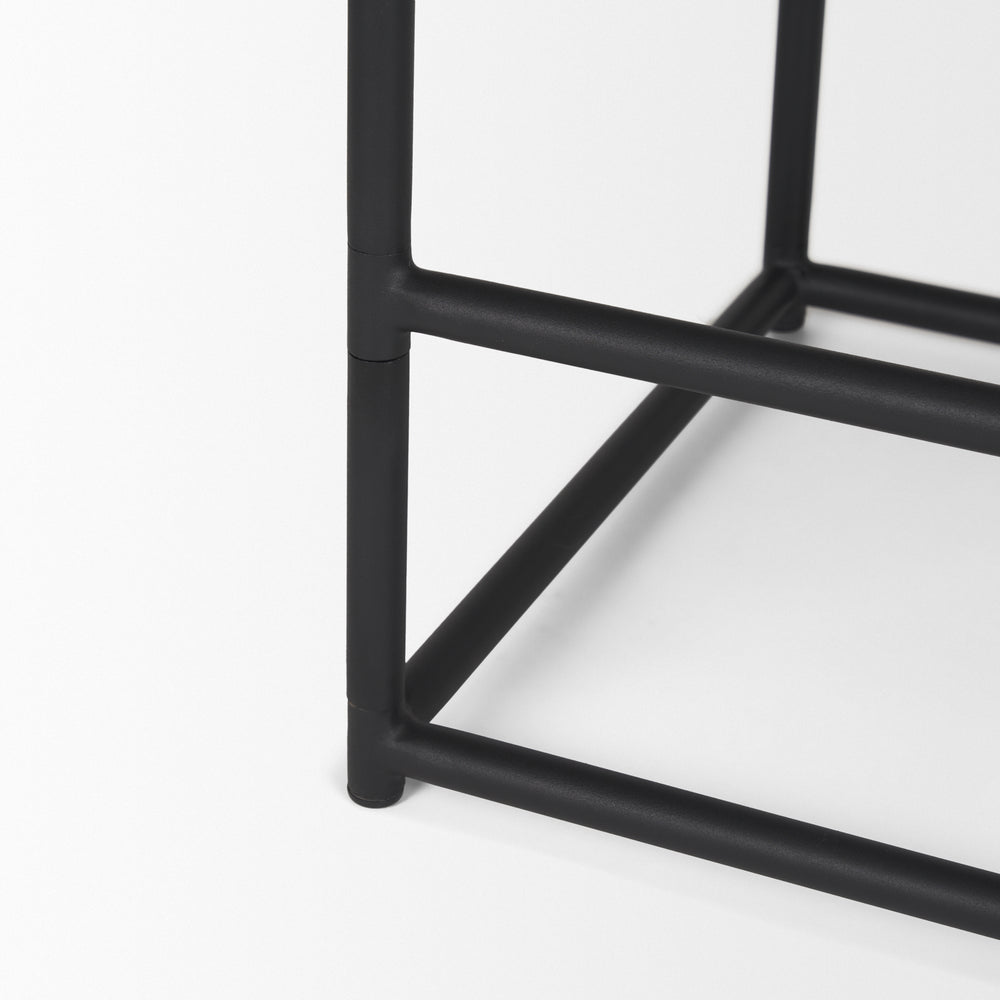 Taniel Leather Seat Stool