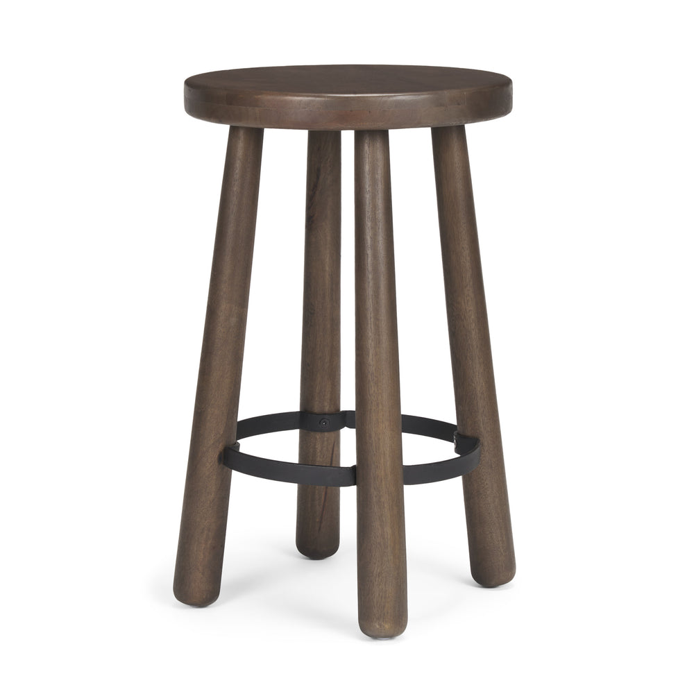 Weldon Wood Seat Stool