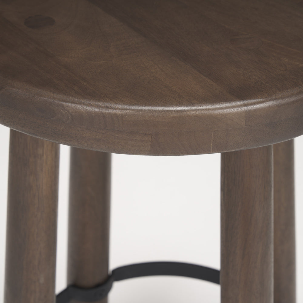 Weldon Wood Seat Stool