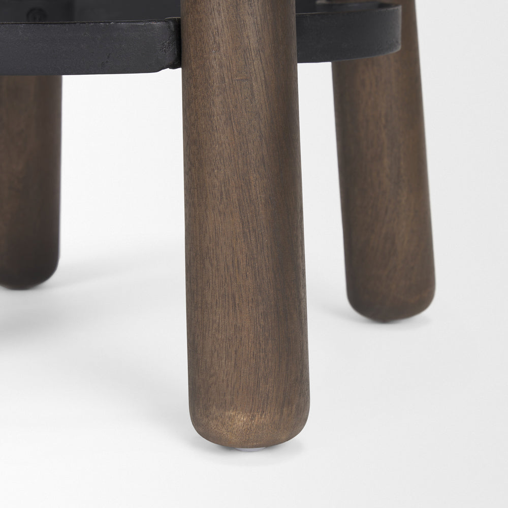 Weldon Wood Seat Stool