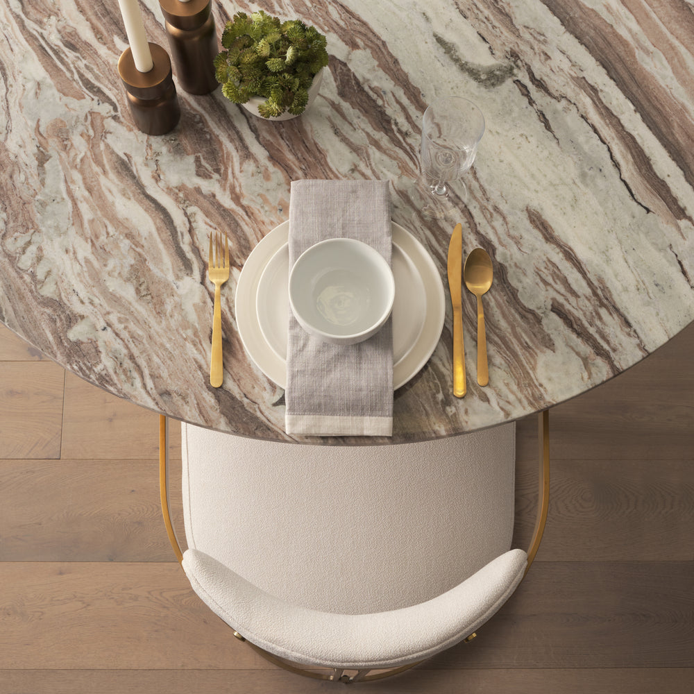 Fauteuil de salle à manger en tissu Hollyfield