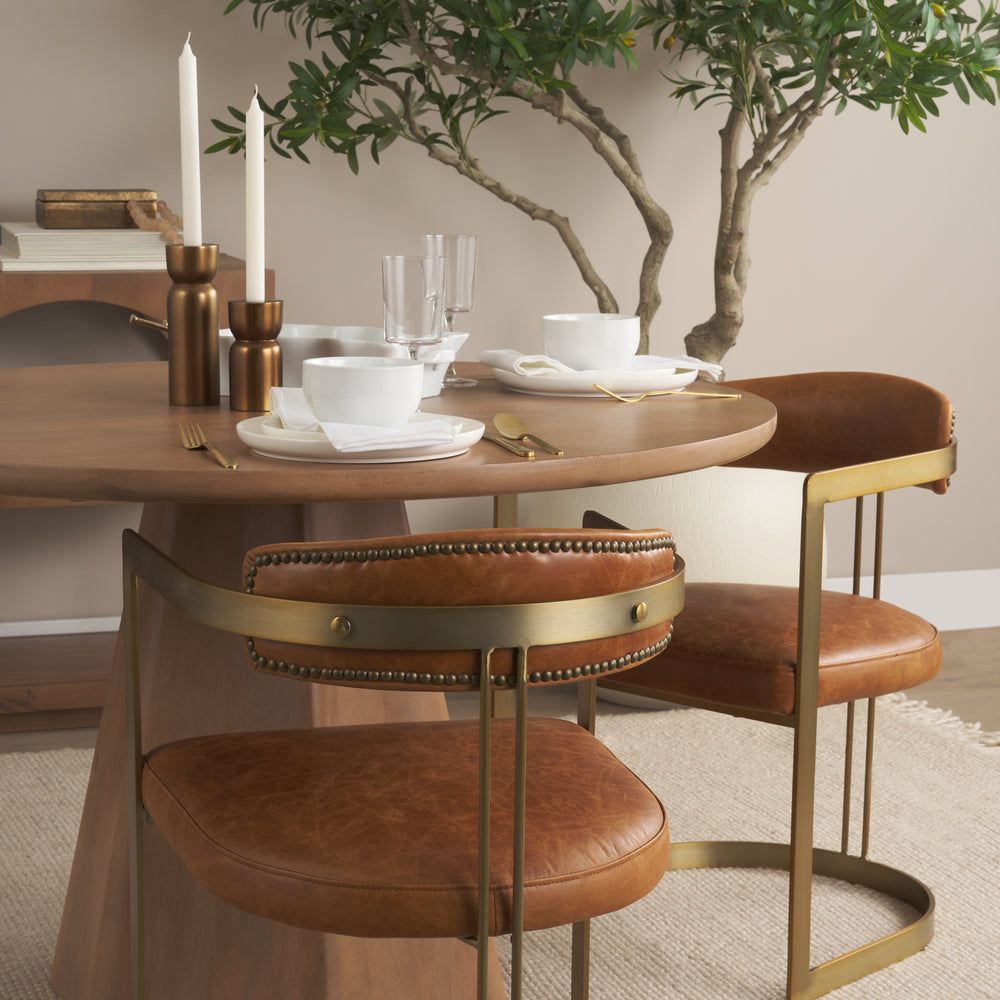 Hollyfield Leather Dining Chair