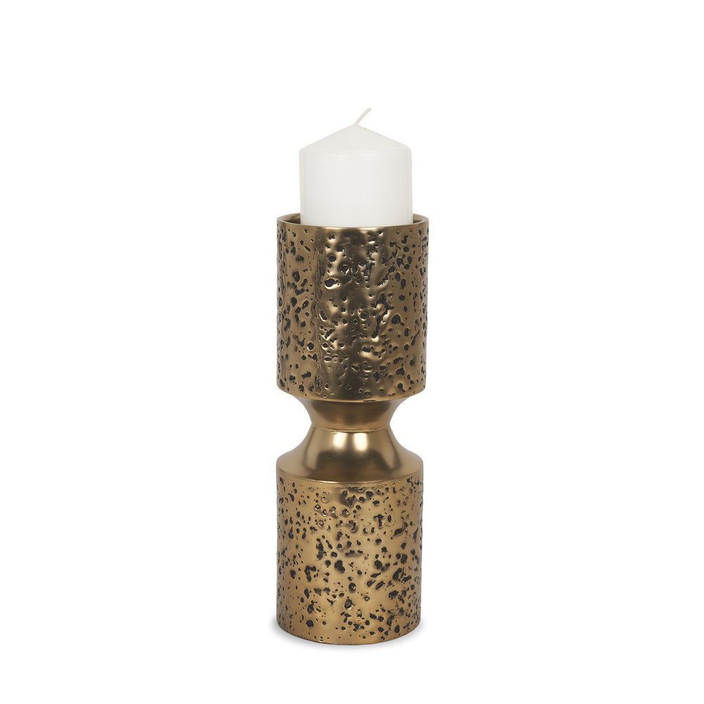 Akira Gold Candle Holder