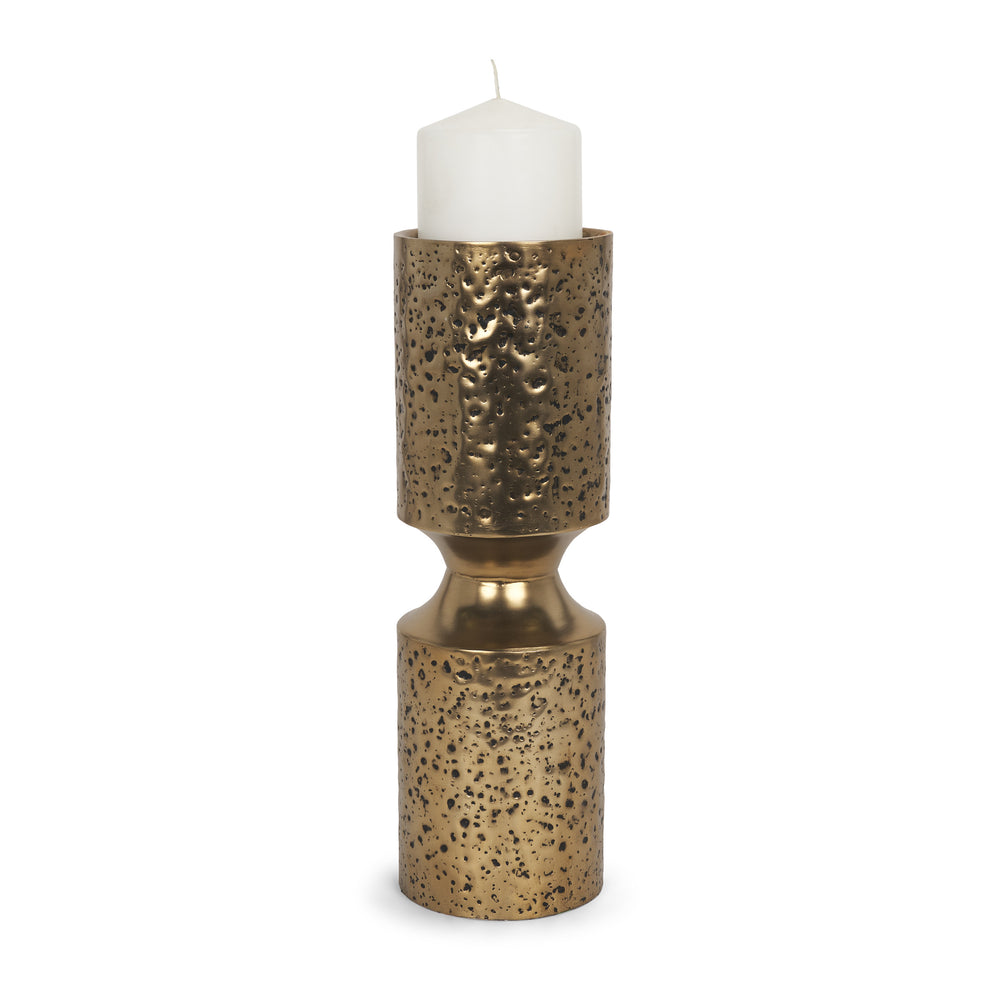 Akira Gold Candle Holder
