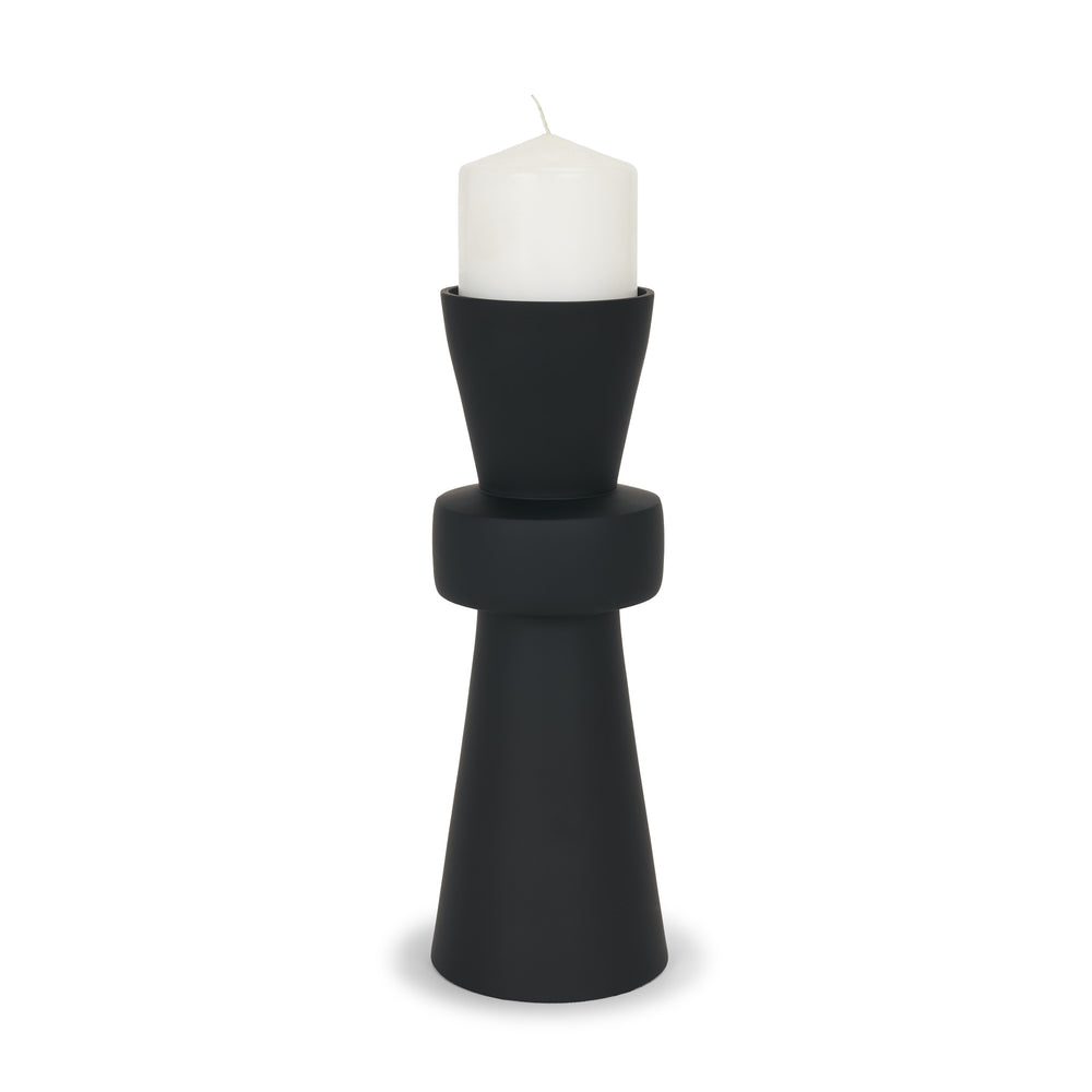Odilia Black Candle Holder