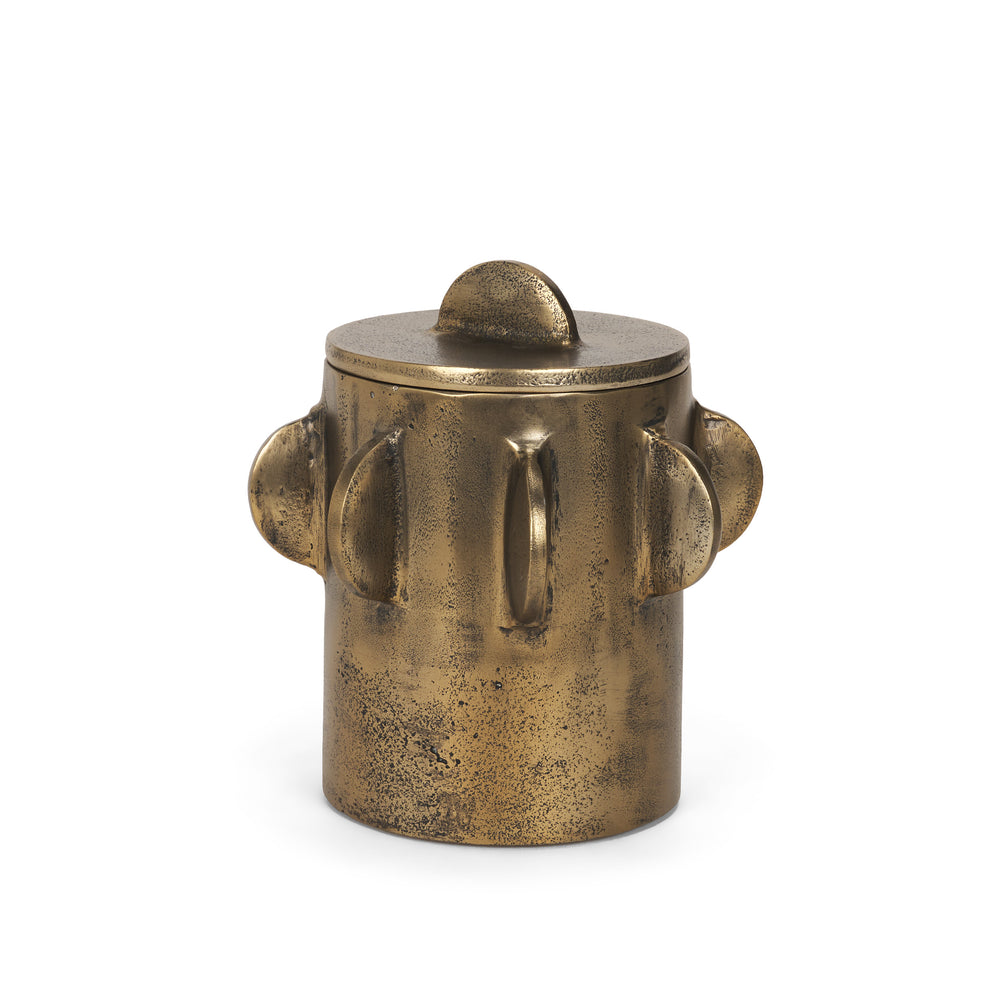 Deacon Decorative Gold Canister