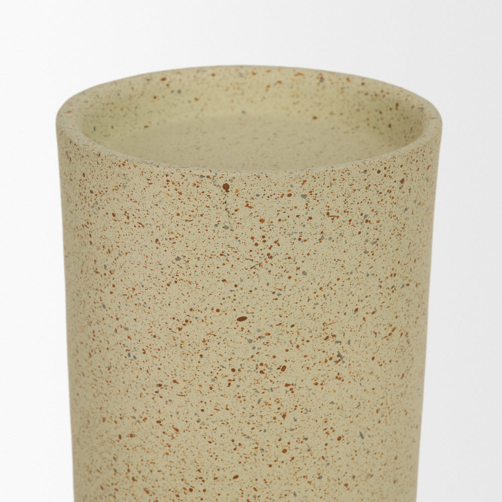 Akira Beige Candle Holder