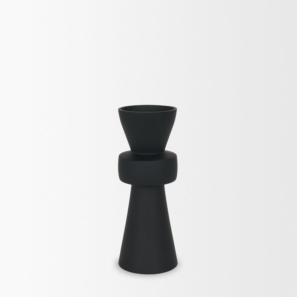 Odilia Black Candle Holder