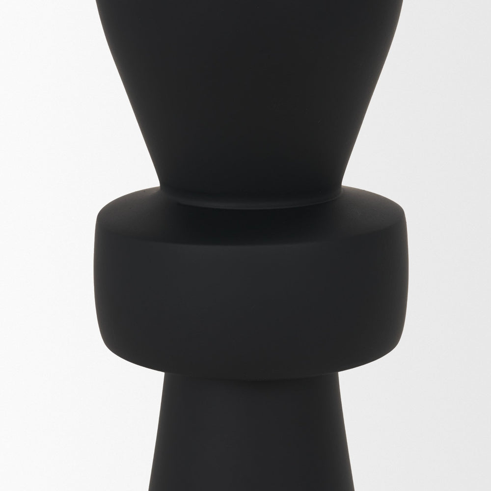 Odilia Black Candle Holder