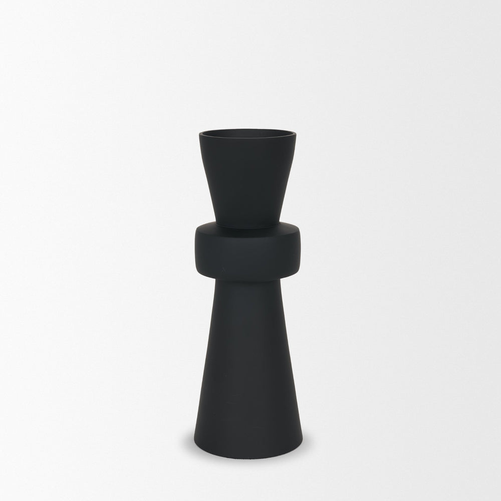 Odilia Black Candle Holder