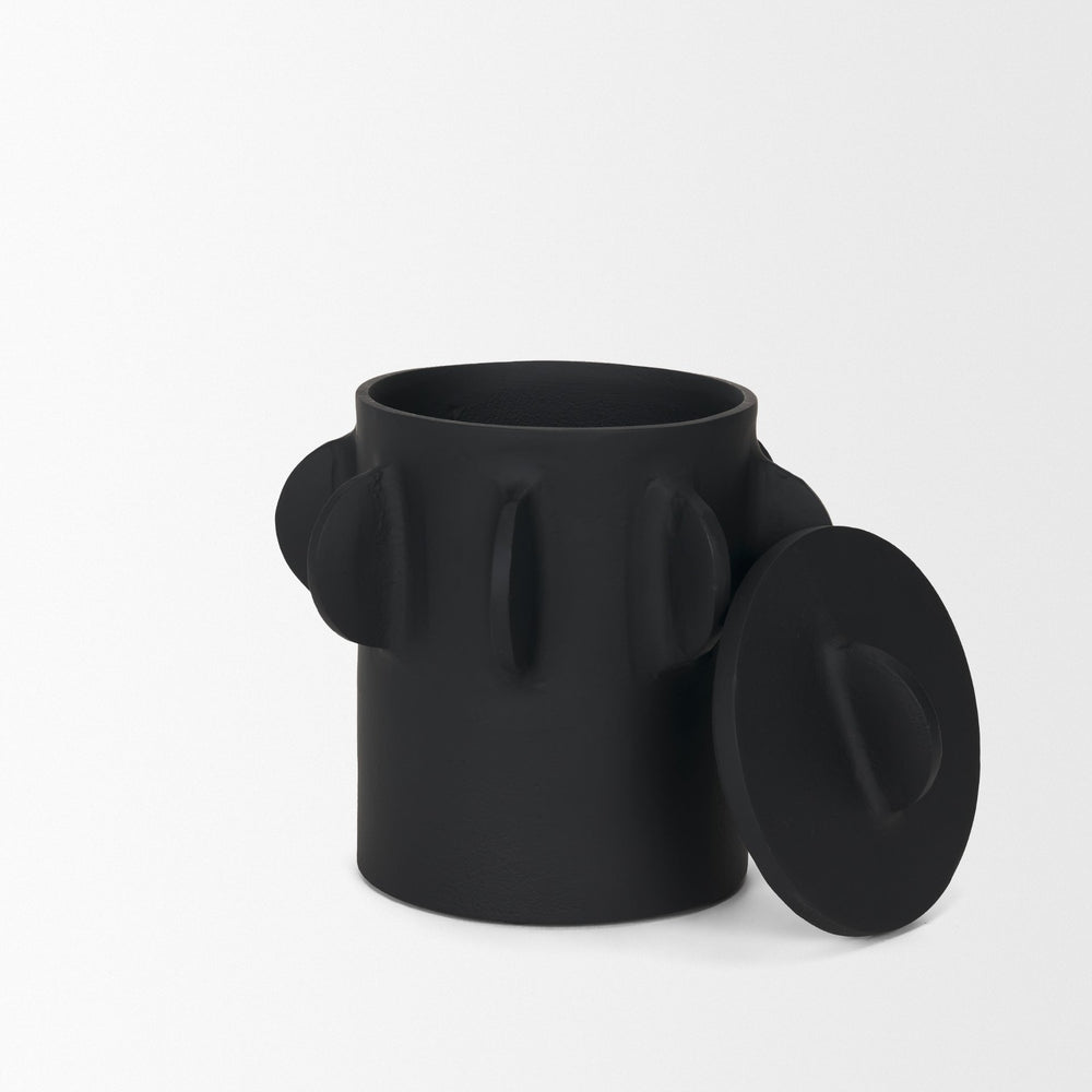 Boîte décorative noire Deacon