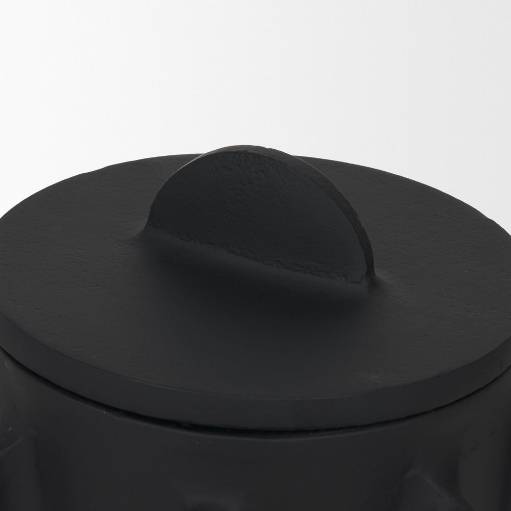 Boîte décorative noire Deacon