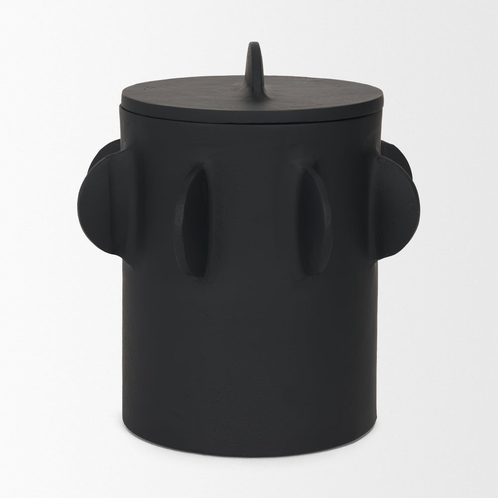 Boîte décorative noire Deacon