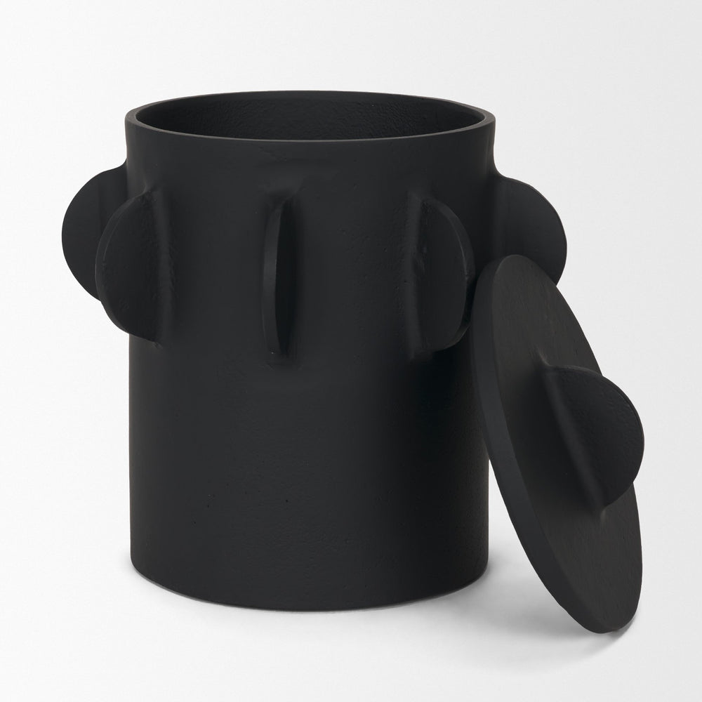 Boîte décorative noire Deacon