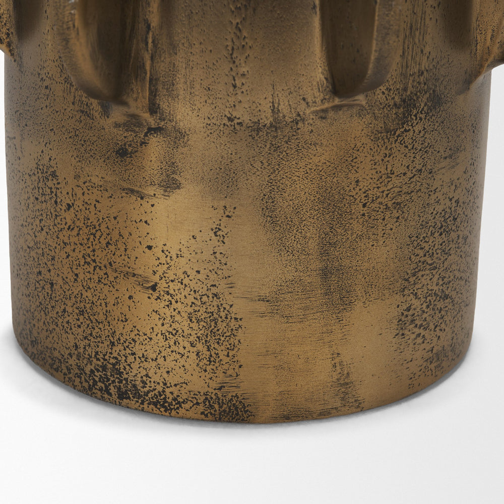 Deacon Decorative Gold Canister