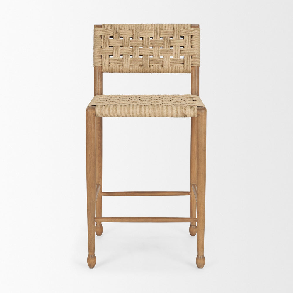 Brinley Paper Rope Seat Stool