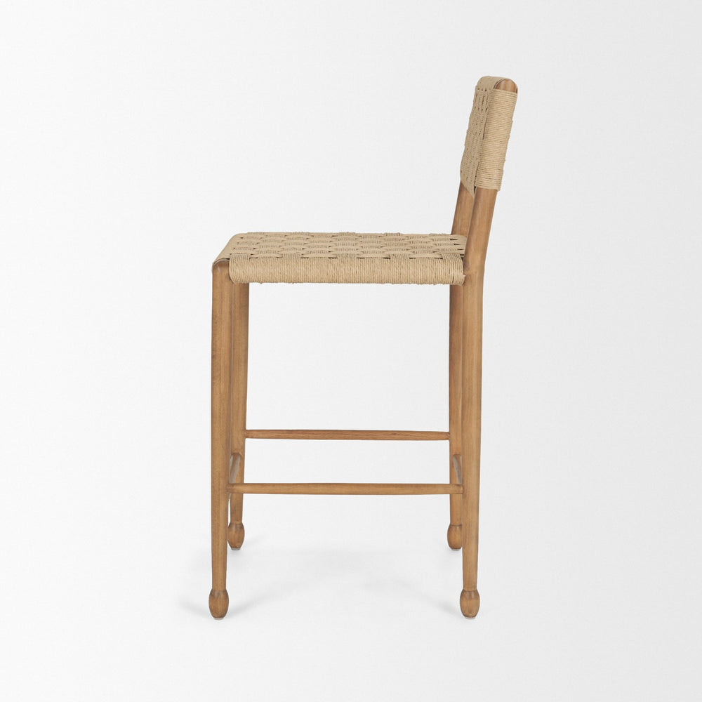 Brinley Paper Rope Seat Stool