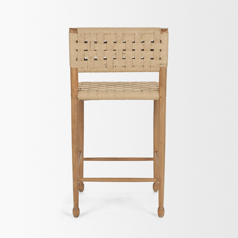 Brinley Paper Rope Seat Stool