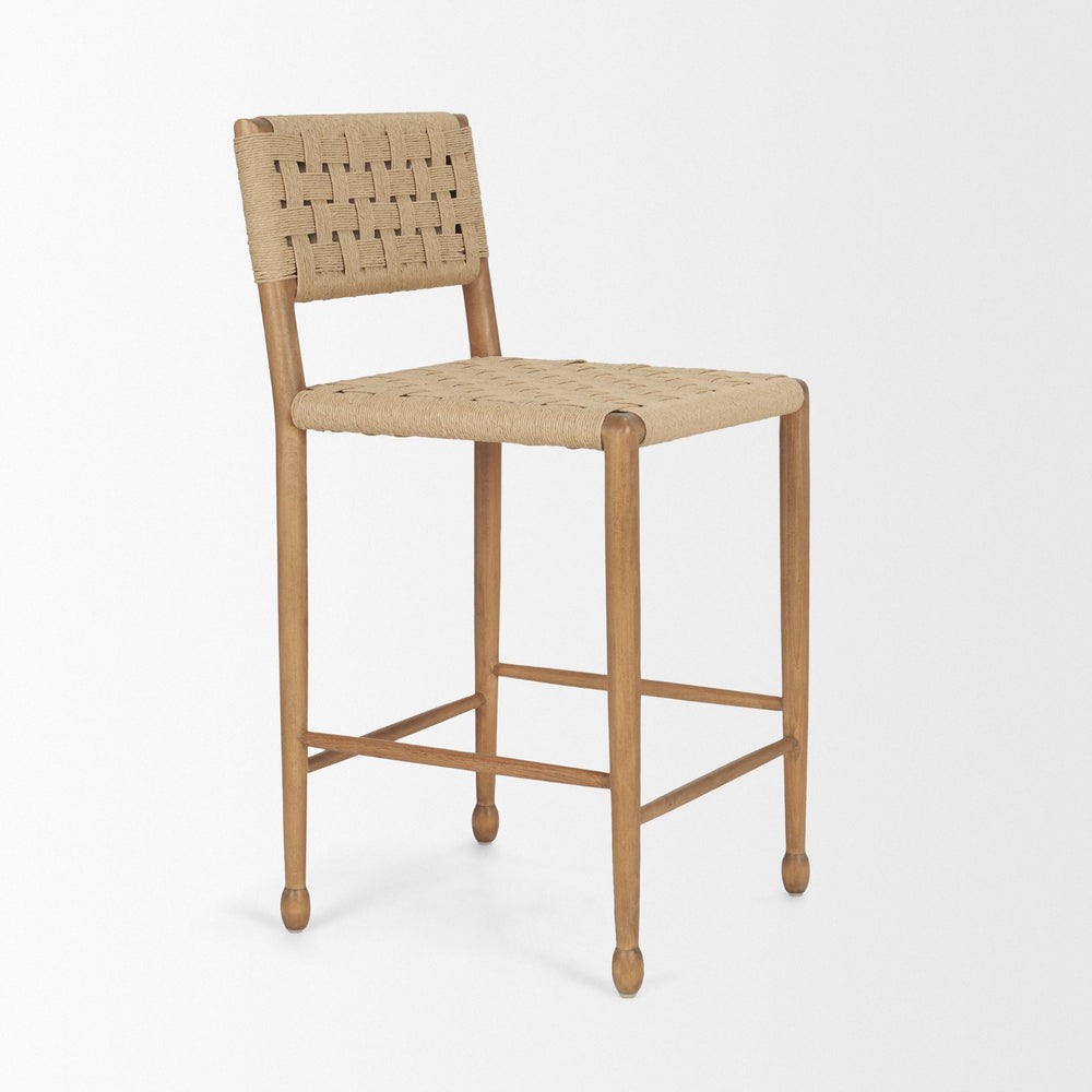 Brinley Paper Rope Seat Stool