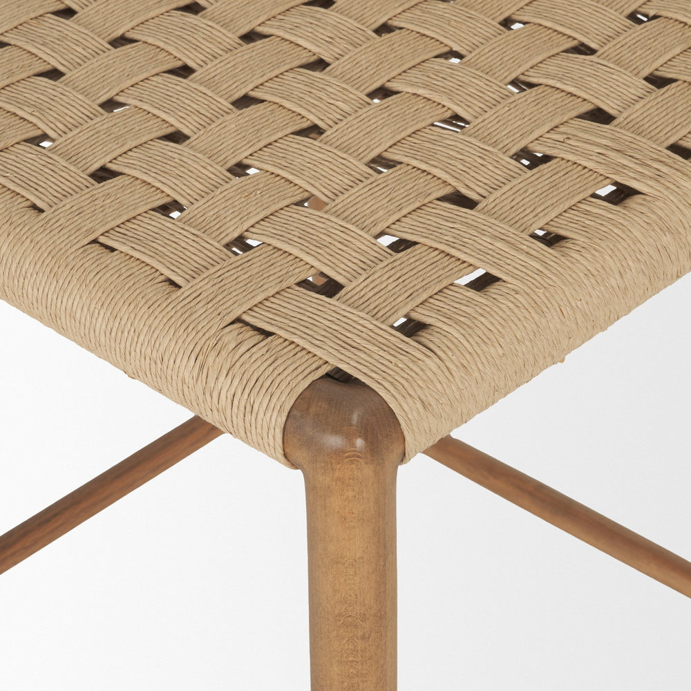 Brinley Paper Rope Seat Stool