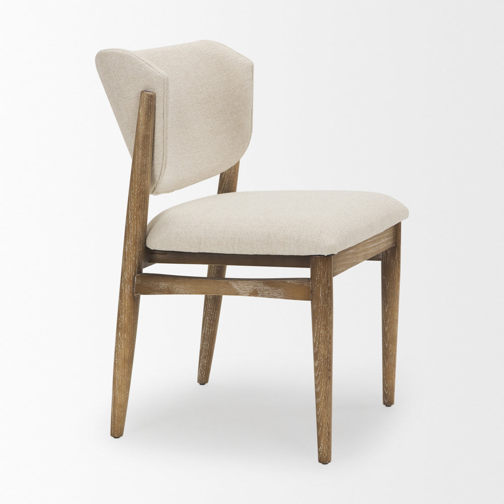 Chaise de salle à manger en tissu Cline