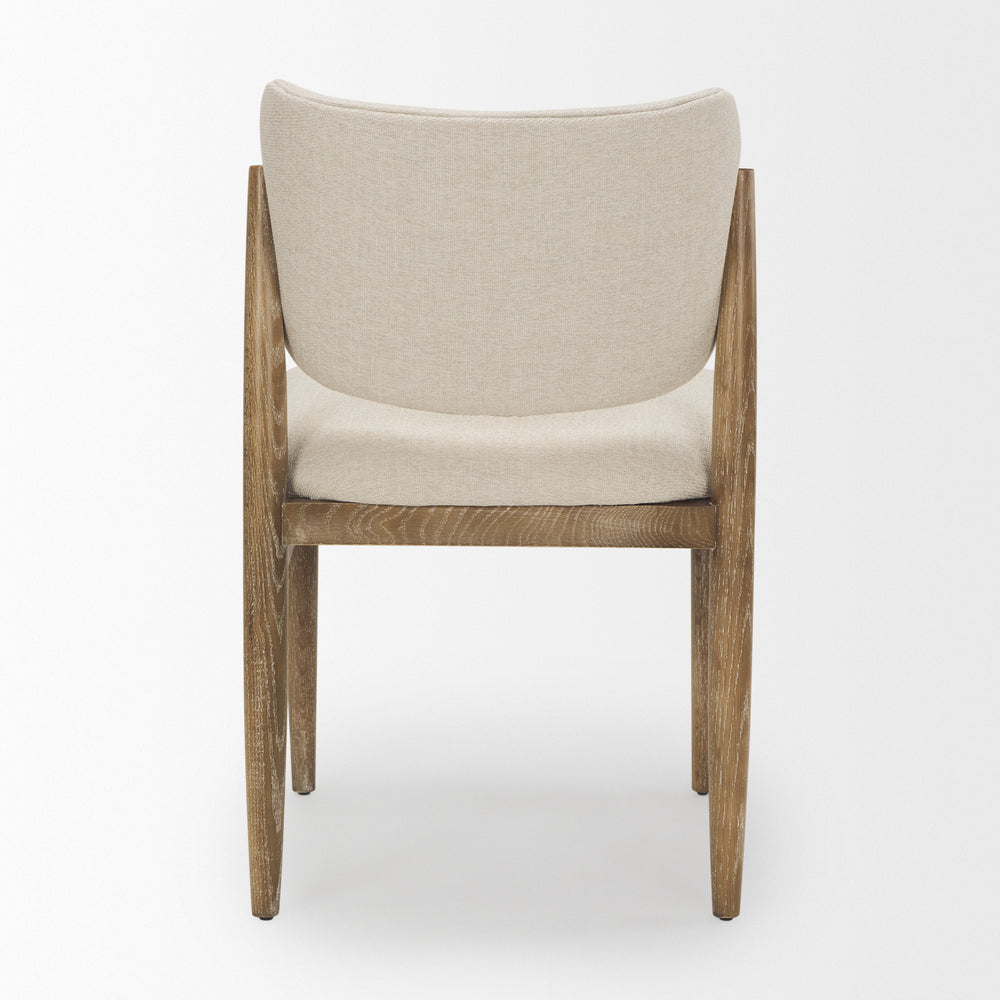 Chaise de salle à manger en tissu Cline