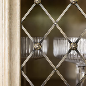Regency Diamond Grille In Polished Nickel Plate