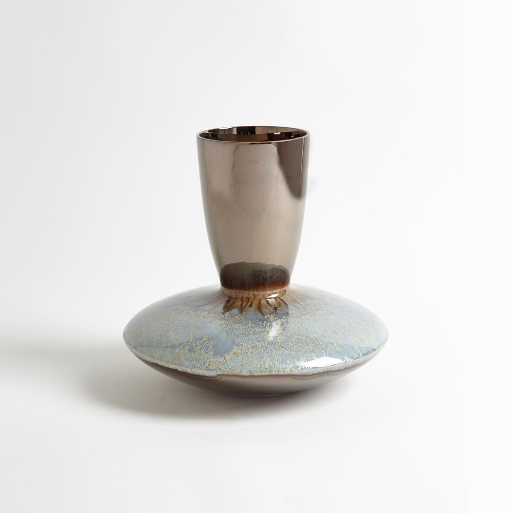 Marta's Vases Bronze Reactive Blue