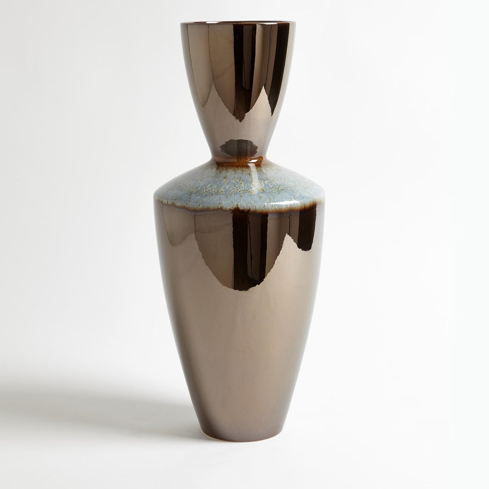 Marta's Vases Bronze Reactive Blue