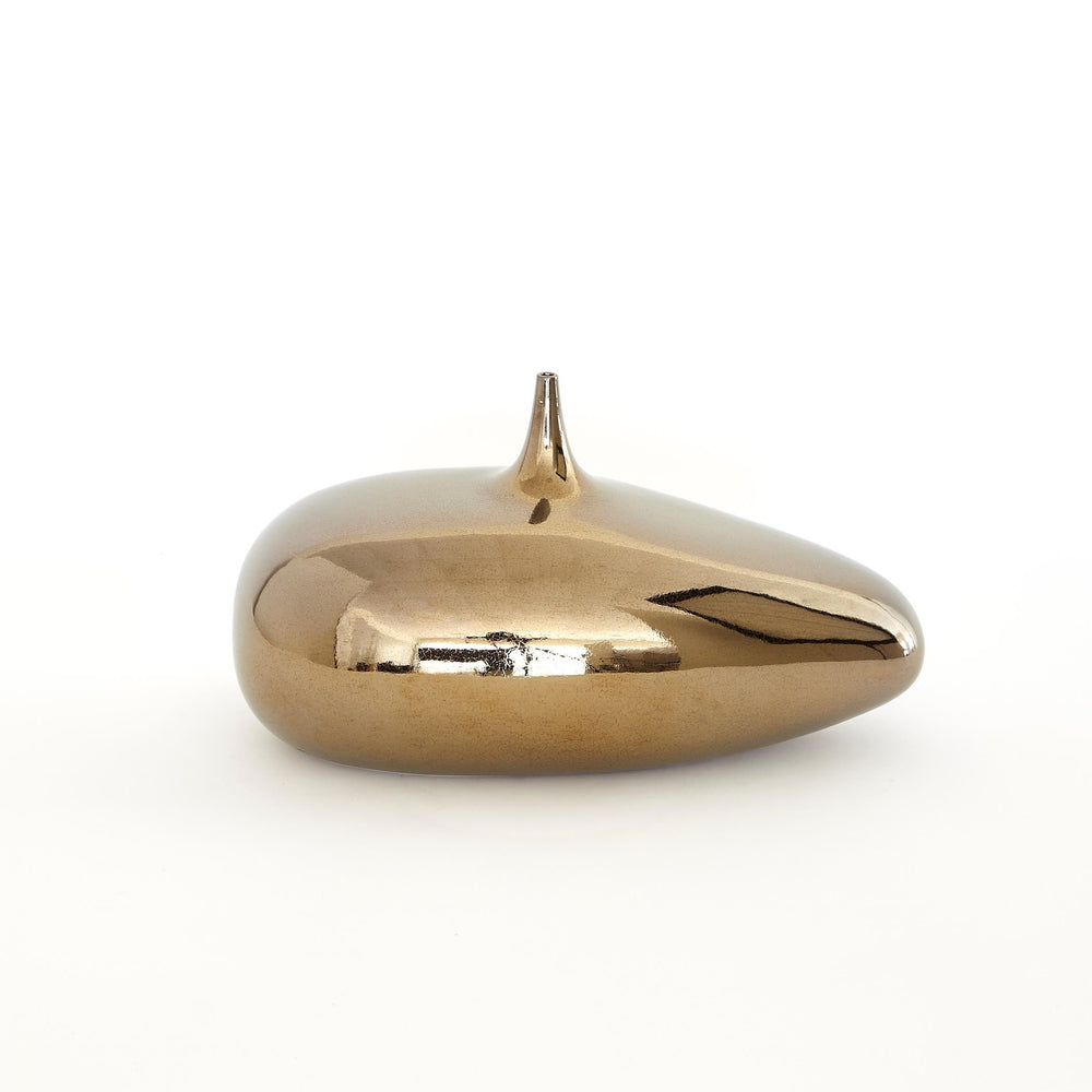 Offset Neck Object Bronze Crackle