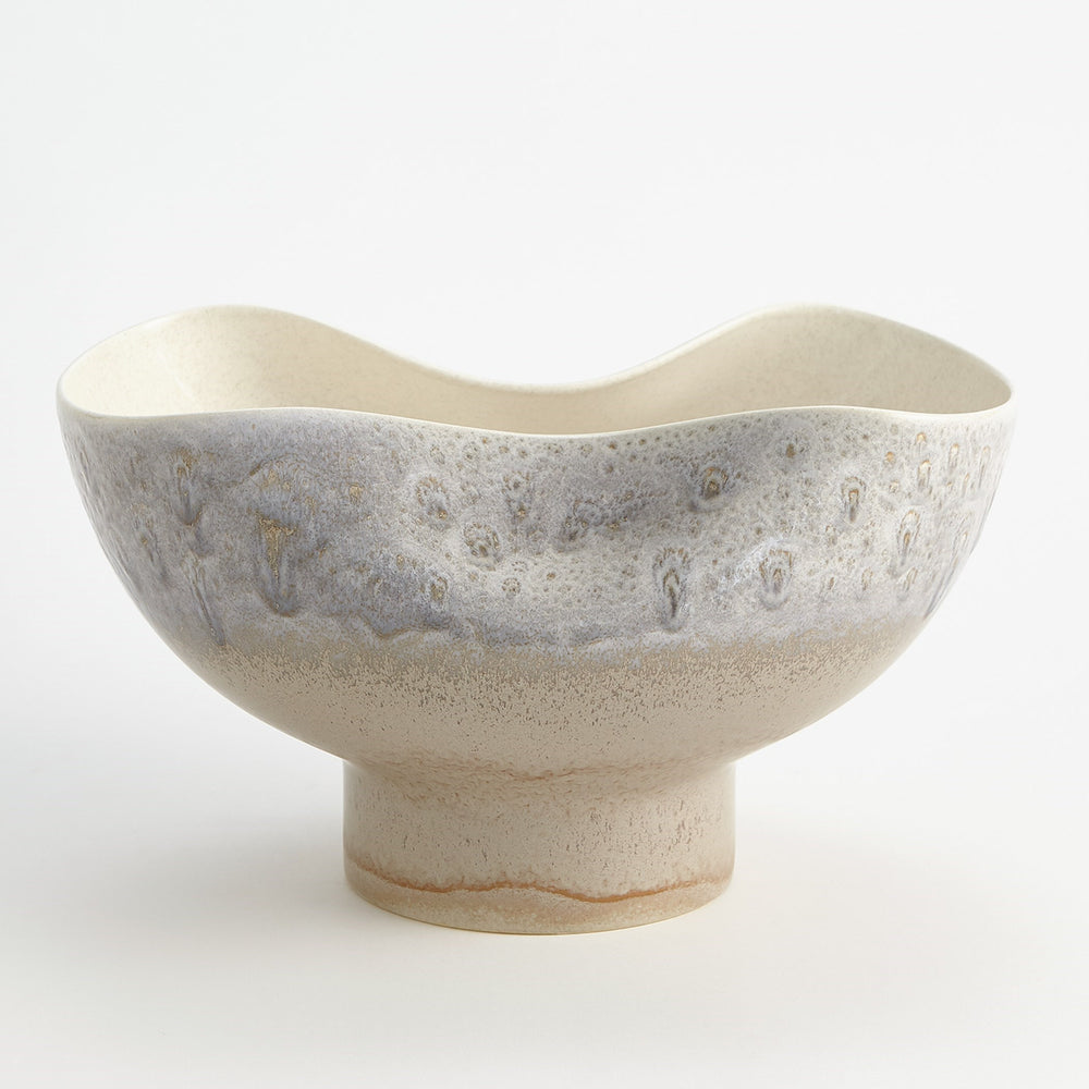 Cream Rises Dented Bowl