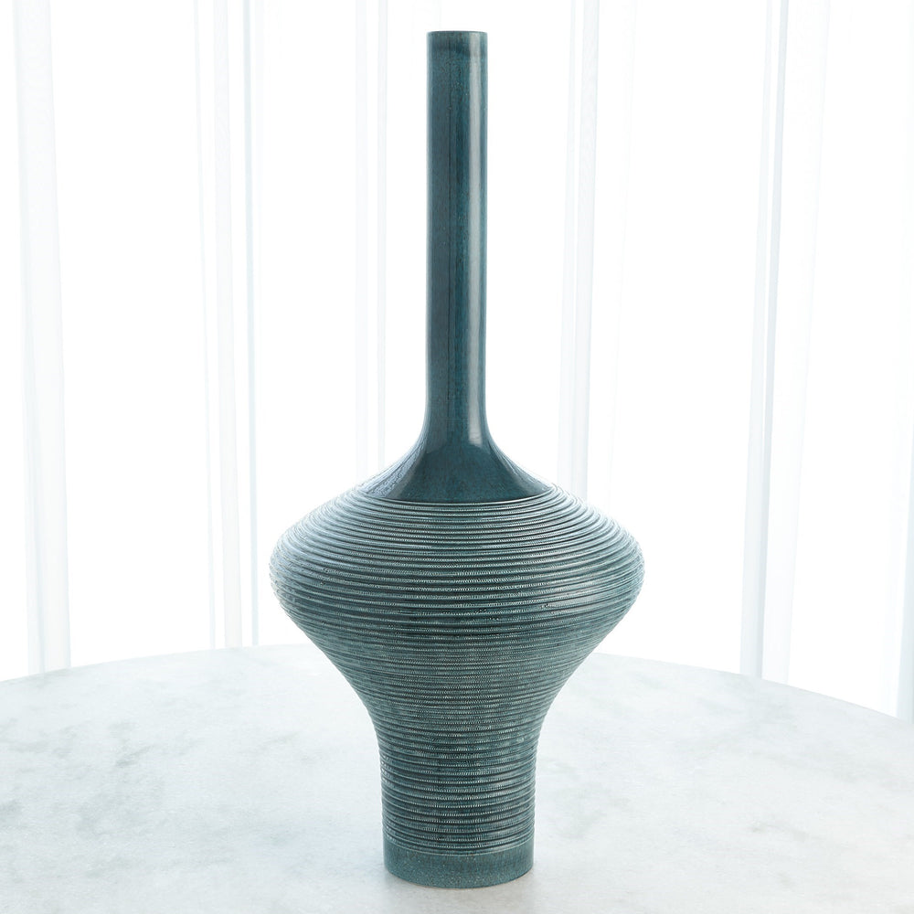 Ridged Bottle Azure
