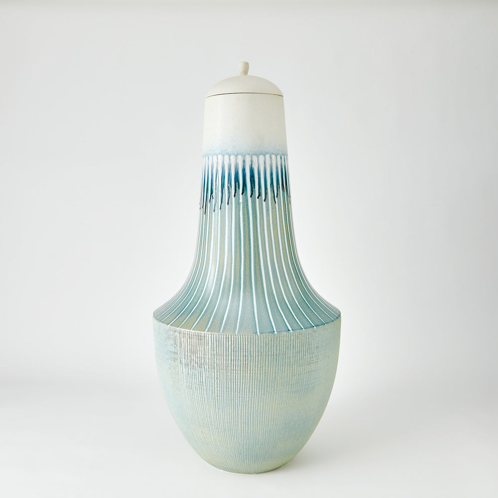 Striped Flair Vases Lamb's Ear
