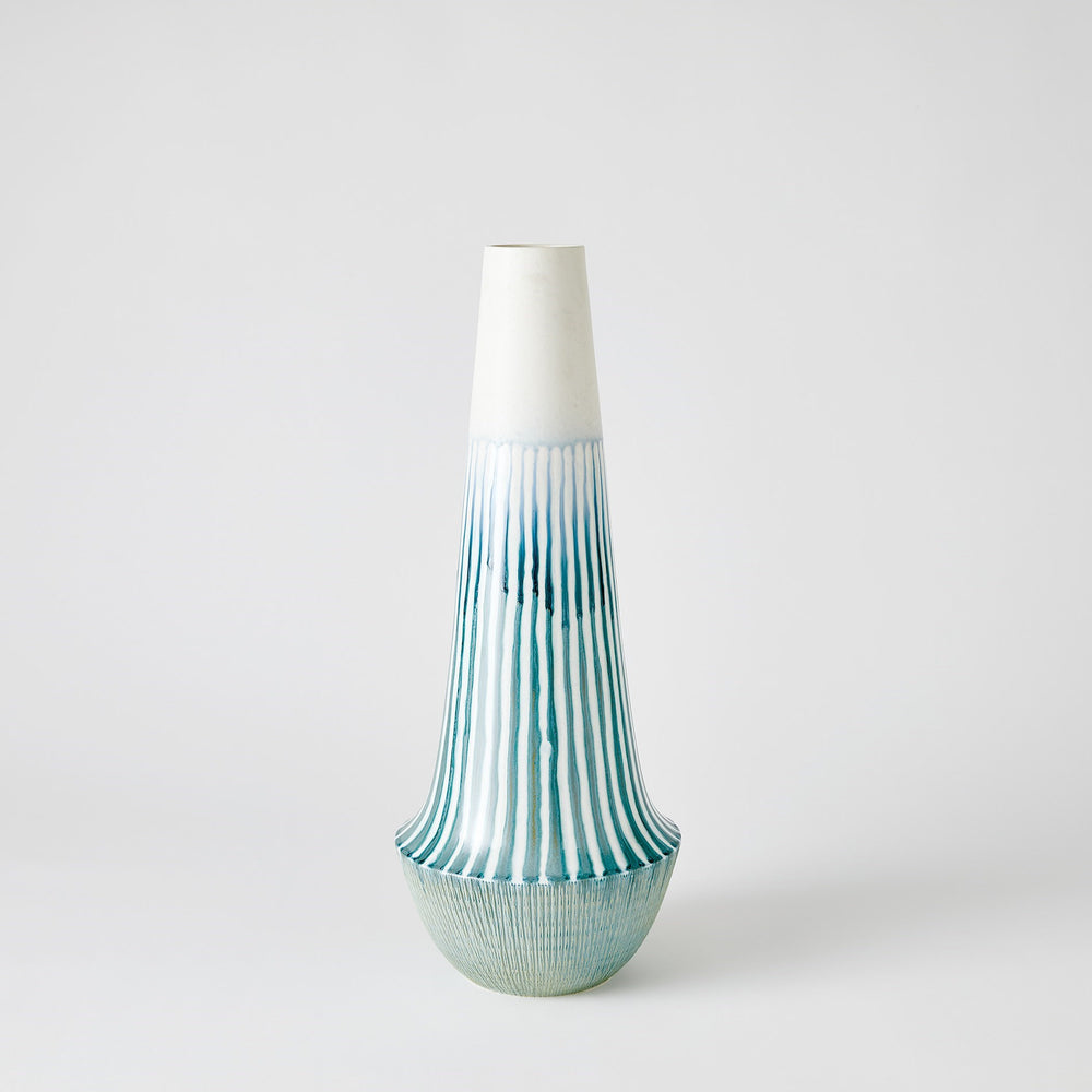 Striped Flair Vases Lamb's Ear
